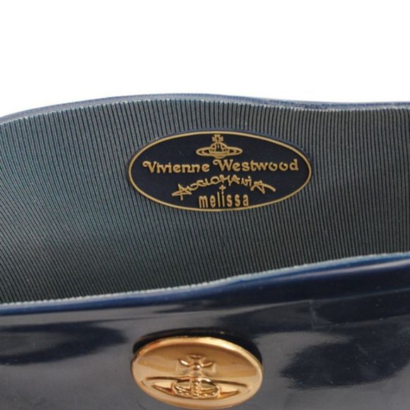 Melissa X Vivienne Westwood Ankle Boot lii Blue 10 - Picture 3 of 3
